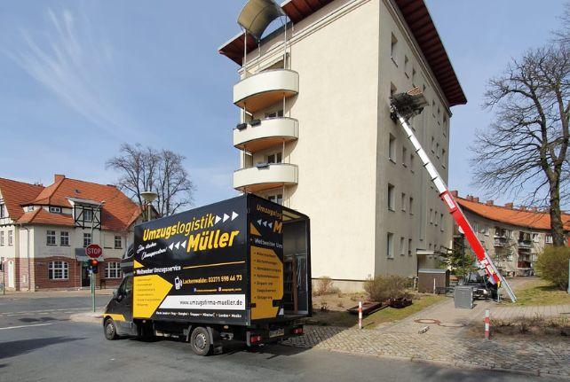 Möbellift schnell und einfach in Dommitzsch